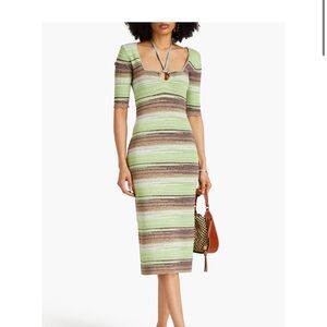 Veronica Beard Kante Knit Midi Dress